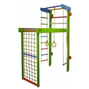 Шведская стенка с рукоходом 2 в 1 IRELLE Rainbow стандарт 240см 210111-2 фото