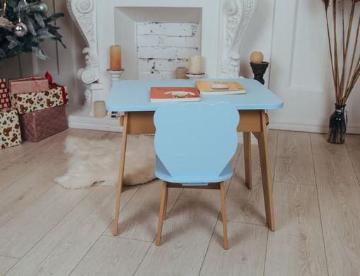 Комплект меблів дитині на 2-7 років стіл + стілець з шухлядою для малювання занять та їжі Colors Y3