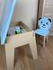 Стол и стульчик ребенку 2-7лет + ящик для еды, рисования и учебы Colors 2