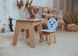Стол и стульчик ребенку 2-7лет + ящик для еды, рисования и учебы Colors 2