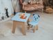 Комплект меблів дитині на 2-7 років стіл + стілець з шухлядою для малювання занять та їжі Colors Y3