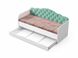 Диван-ліжко DecOKids Sofia 190х90 з ящиком для білизни Torquoise SOFL6 фото
