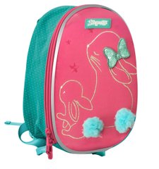 Рюкзак дошкільний 1Вересня K-43 Bunny, рожевий/бірюзовий 552552 фото