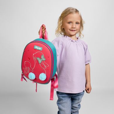 Рюкзак дошкольный 1Вересня K-43 Bunny, розовый/бирюзовый 552552 фото
