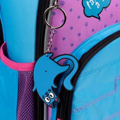 Рюкзак школьный полукаркасный 1Вересня S-97 Pink and Blue 559493 фото