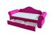 Диван-ліжко DecOKids Melani 170х80 з ящиком для білизни Pink velour MELV1 фото 14