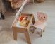 Комплект меблів дитині на 2-7 років стіл + стілець з шухлядою для малювання занять та їжі Colors Y4