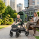 Прогулочная коляска CARRELLO Extra CRL-5532 с реверсивным блоком Malachite Green