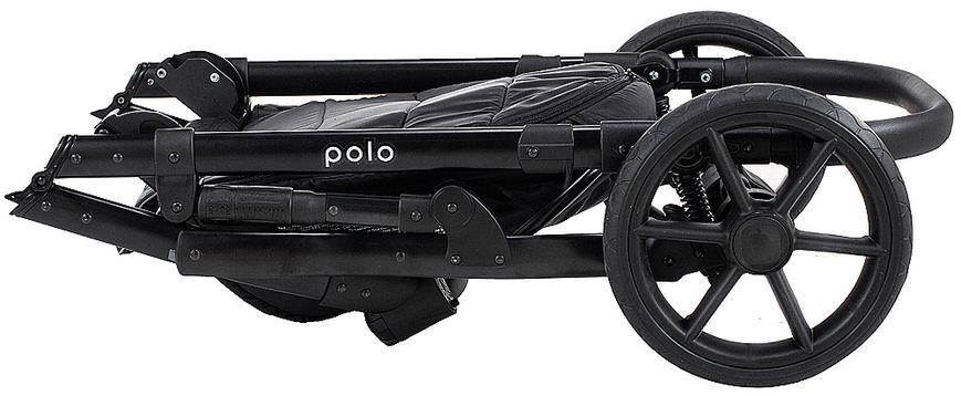 Коляска Bair Polo (Black) кожа 100% 26 625175 фото