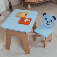 Стол и стульчик ребенку 2-7лет + ящик для еды, рисования и учебы Colors 4