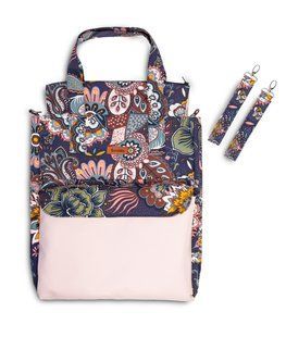 Сумка для мам Sensillo Mama Bag з кріпленням до коляски Boho Brudny Roż 307217 фото