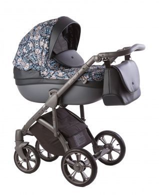 Коляска Roan Bass New Soft Blue Sequins 9142 фото