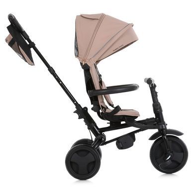 Велосипед трехколесный TURBO TRIKE складной с поворотным сиденьем 360 и родительской ручкой Grey MT 1055 Grey фото