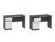 Стол письменный c тумбой 1200 мм Next Systems Anthracite / White