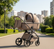 Коляска 2 в 1 CARRELLO Vector CRL-6552 Cashmere Beige 65521  фото