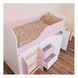 Кровать чердак Холли белый, розовый 5el21 фото 9