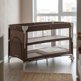 Кроватка-манеж 2в1 Carrello Porta CRL-18103 Chocolate Brown