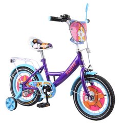 Велосипед TILLY Fluffy 14" T-214213 purple + l.blue /1/