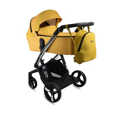 Детская коляска 2 в 1 Ibebe i-stop Chrome yellow ib-is-110 фото