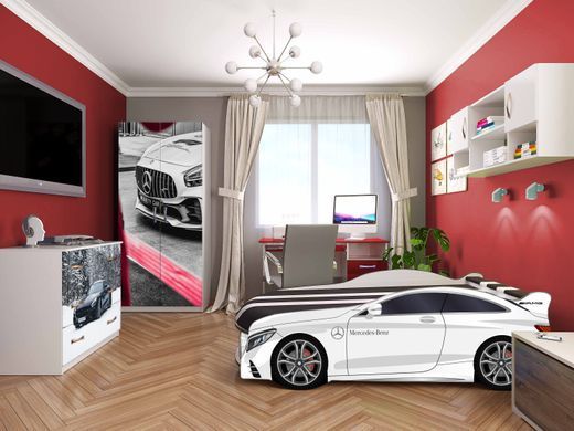 Кровать машинка для ребенка SPACE в виде автомобиля 180х80 SP1 фото
