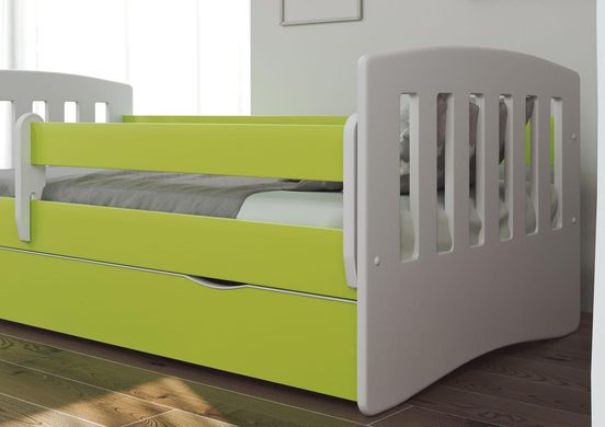 Детская кровать 160 х 80 Kocot Kids Classic 2 с ящиками Green 2011809 фото