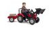 Дитячий трактор на педалях з причепом і переднім ковшем Falk 3020AM MACCORMICK (колір - червоний) 3020AM фото 2