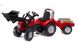 Дитячий трактор на педалях з причепом і переднім ковшем Falk 3020AM MACCORMICK (колір - червоний) 3020AM фото 1