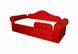 Диван-ліжко DecOKids Melani 170х80 з ящиком для білизни Red velour MELV3 фото