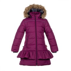Зимнее пальто для девочек Huppa WHITNEY, цвет-бордовый