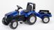 Детский трактор на педалях с прицепом Falk 3090B NEW HOLLAND (цвет - синий) 3090B фото 1