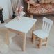 Комплект меблів дитині на 2-7 років стіл + стілець для малювання занять та їжі Colors