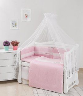 Детская постель Twins Evolution Облака 6 эл A-033 pink 8371 фото