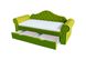 Диван-ліжко DecOKids Melani 170х80 з ящиком для білизни Lime velour MELV5 фото