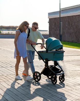 Коляска 2 в 1 Carrello Ultimo CRL-6511 NF Black Chrome Fern Green SCRL-6511 фото