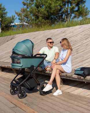 Коляска 2 в 1 Carrello Ultimo CRL-6511 NF Black Chrome Fern Green SCRL-6511 фото