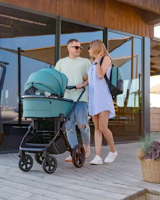 Коляска 2 в 1 Carrello Ultimo CRL-6511 NF Black Chrome Fern Green SCRL-6511 фото