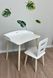 Детский набор мебели DecOKids Color: столик с бортиками и стульчик для детей 2-группа Natural White