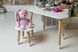 Комплект меблів дитині на 2-7 років стіл + стілець для малювання занять та їжі Colors Білосніжний дитячий столик