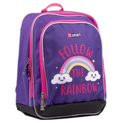 Рюкзак школьный SMART H-55 Follow the rainbow фиолетовый 558039 фото