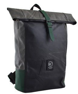 Рюкзак YES Roll-top T-77 Green anthracite 557430 фото