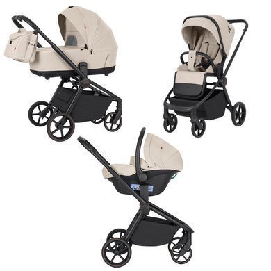 Коляска 3 в 1 Carrello Epica CRL-8511 2025 Almond Beige 8511-2 фото