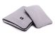 Плед з подушкою Cottonmoose Cotton Velvet 408/117/115 сірий (оксамит) з графітовим 623587 фото