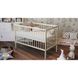 Кроватка для новорожденных Малютка (без ящика) Беж 17409 фото
