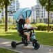 Велосипед TURBOTRIKE MT 1036 3в1 складной с родительской ручкой EVA колеса blue MT 1036 blue фото