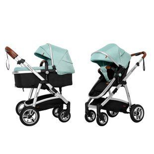 Коляска универсальная CARRELLO Fortuna CRL-9001/1 Hawaii Blue 2в1 c матрасом +дождевик L /1/ 92848 фото