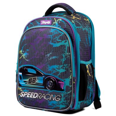 Рюкзак шкільний каркасний 1Вересня S-98 Speed Racing 559511 фото