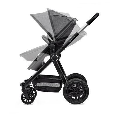Универсальная коляска 3 в 1 Kinderkraft Veo Black/Gray (KKWVEOBLGR3000) 203247 фото