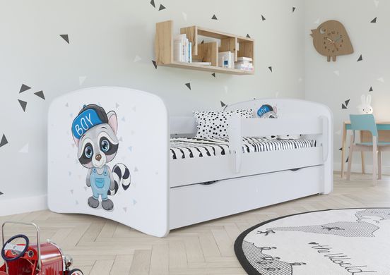 Детская кровать 160 х 80 Kocot Kids Baby Dreams белая с ящиком Польша Енот 2041806 фото