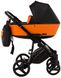 Дитяча коляска 2 в 1 Richmond (Річмонд) Mirello шкіра 100% M-30/18 помаранчевий - чорний 623747R фото 5