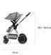 Универсальная коляска 3 в 1 Kinderkraft Veo Black/Gray (KKWVEOBLGR3000) 203247 фото 10